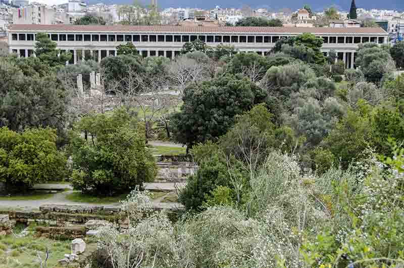 74 - Grecia - Atenas - Antigua Agora - Stoa de Atalos y museo del Agora de Atenas